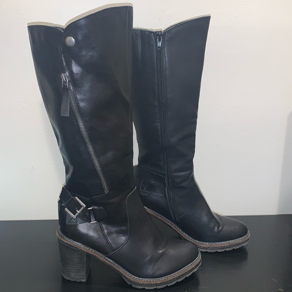 White Mountain James Vegan Leather Tall Boots.  Size 9 - Picture 1 of 12